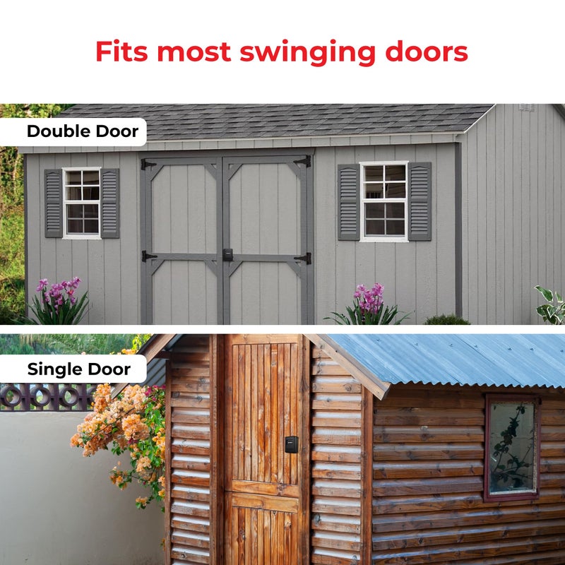Yardlock Shed Lock â€“ Keyless Secure 4-Digit Shed Lock and Latch â€“ Strong Durable System - Image 4